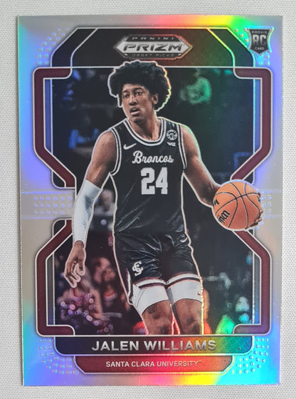 Jalen Williams - 2022 Panini Prizm Draft Picks #84  Santa Clara University Refractor Prizm (RC)