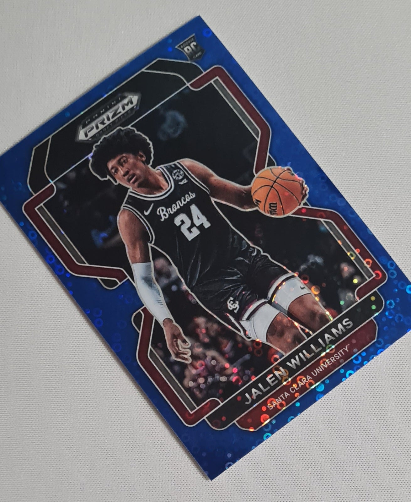Jalen Williams - 2022 Panini Prizm Draft Picks #84 Santa Clara University Blue Circle Prizm (RC)