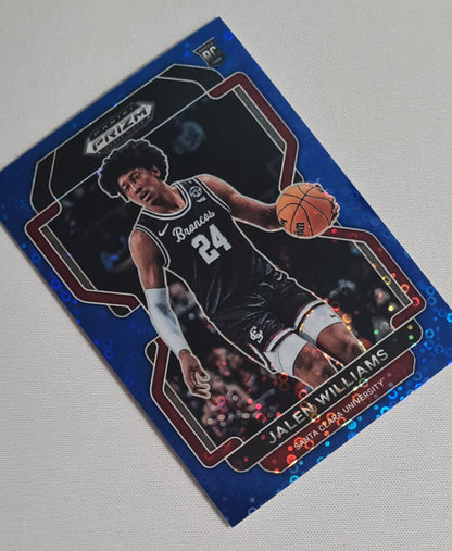 Jalen Williams - 2022 Panini Prizm Draft Picks #84 Santa Clara University Blue Circle Prizm (RC)