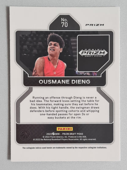 Ousmane Dieng  - 2022 Panini Prizm Draft Picks #70 Silver Hyoer Prizm (RC)