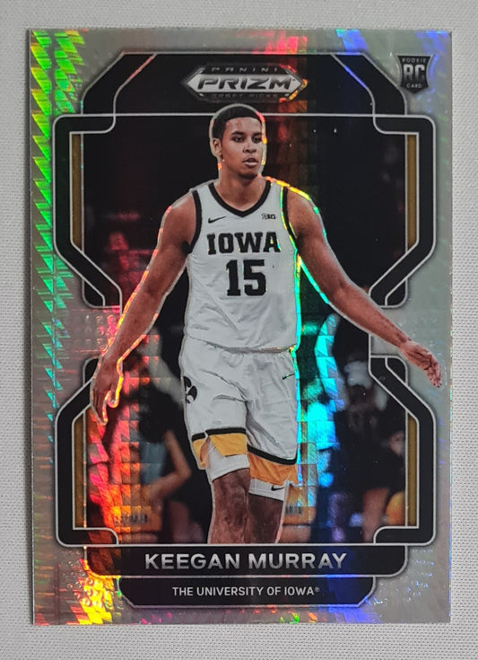 Keegan Murray - 2022 Panini Prizm Draft Picks #55 The University of Iowa (RC) Hyper Prizm