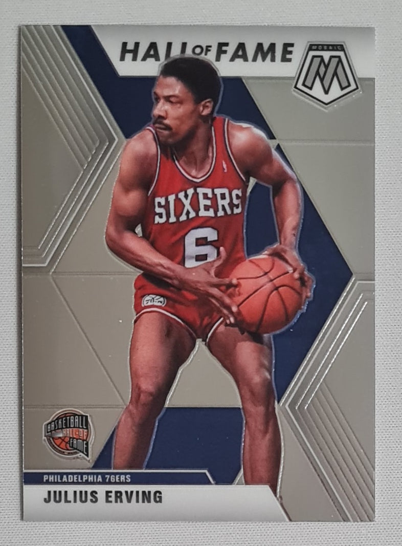 Julius Erving - 2019/20 Panini Mosaic Basketball Hall of Fame - NBA 76ers #288