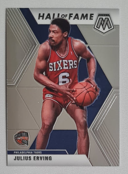 Julius Erving - 2019/20 Panini Mosaic Basketball Hall of Fame - NBA 76ers #288