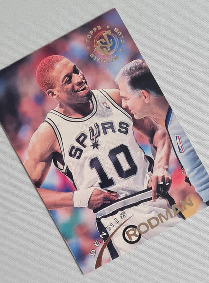 Dennis Rodman - 1994 Topps Stadium Club Basketball - NBA Spurs #72