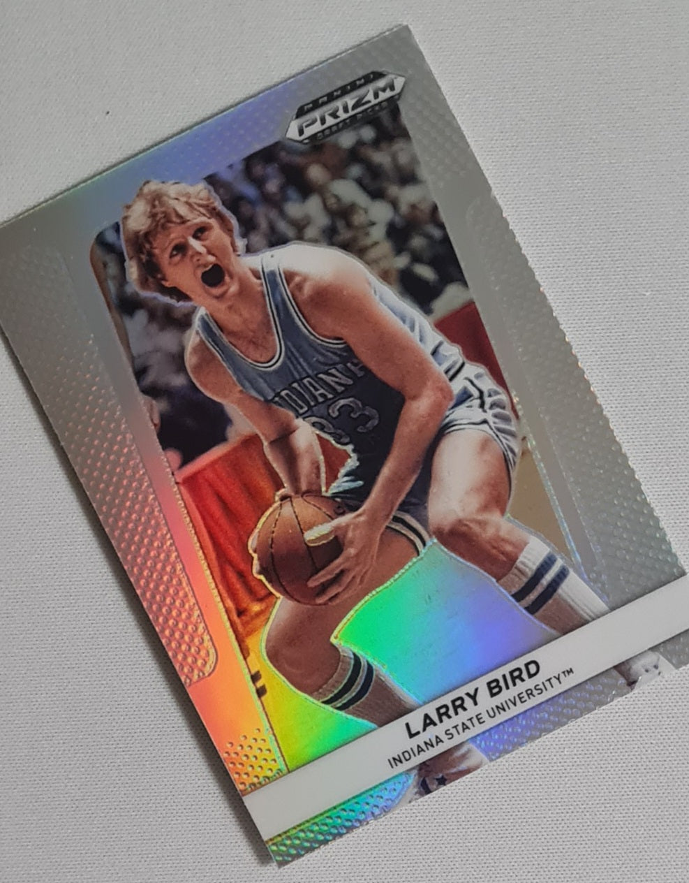 Larry Bird - 2022 Panini Prizm Draft Picks Basketball Indiana State University #FB-LB Refractor Prizm