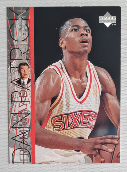 Allen Iverson Featuring Dan Patrick - 1997 Upper Deck "From way down under" #350