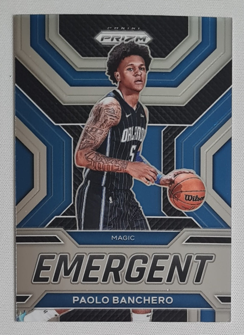 Paolo Banchero - 2022/23 Panini Prizm Basketball Emergent - NBA Orlando Magic #25