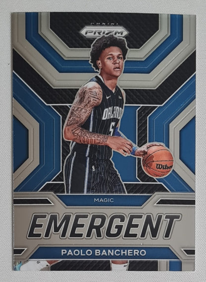 Paolo Banchero - 2022/23 Panini Prizm Basketball Emergent - NBA Orlando Magic #25