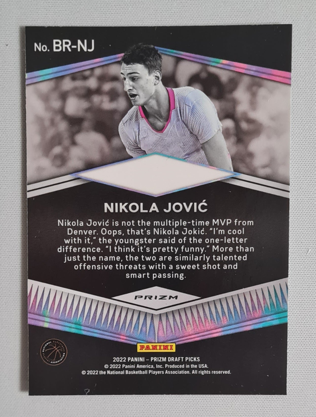 Nikola Jovic - 2022 Panini Prizm Draft Picks-  Brilliance #BR-NJ Circle Prizm