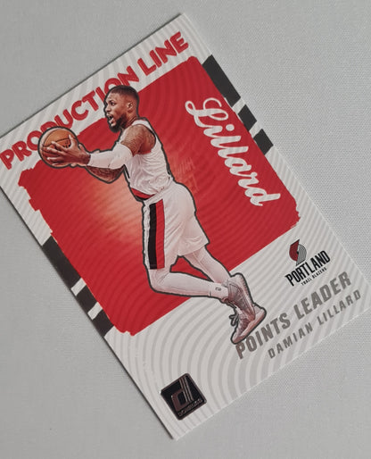 Damian Lillard - 2021/22 Panini Donruss Basketball - Points Leader - Trail Blazers #6