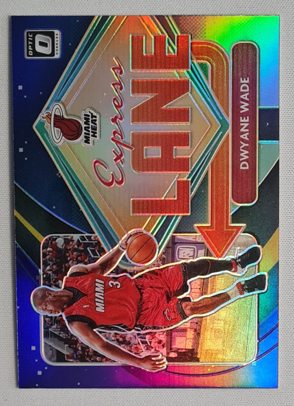 Dwyane Wade - 2020/21 Panini Donruss Optic Basketball Prizm NBA Miami Heat - Express Lane #19