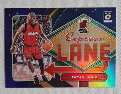 Dwyane Wade - 2020/21 Panini Donruss Optic Basketball Prizm NBA Miami Heat - Express Lane #19