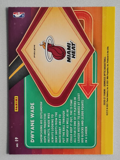 Dwyane Wade - 2020/21 Panini Donruss Optic Basketball Prizm NBA Miami Heat - Express Lane #19