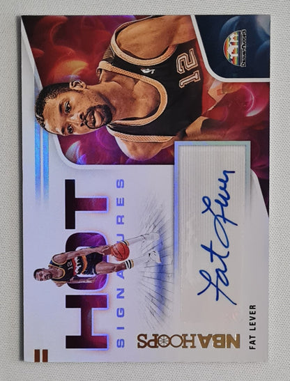 Fat Lever - 2020/21 Panini Hoops Basketball Hot Signatures NBA Hoops #HS-FLV /Auto