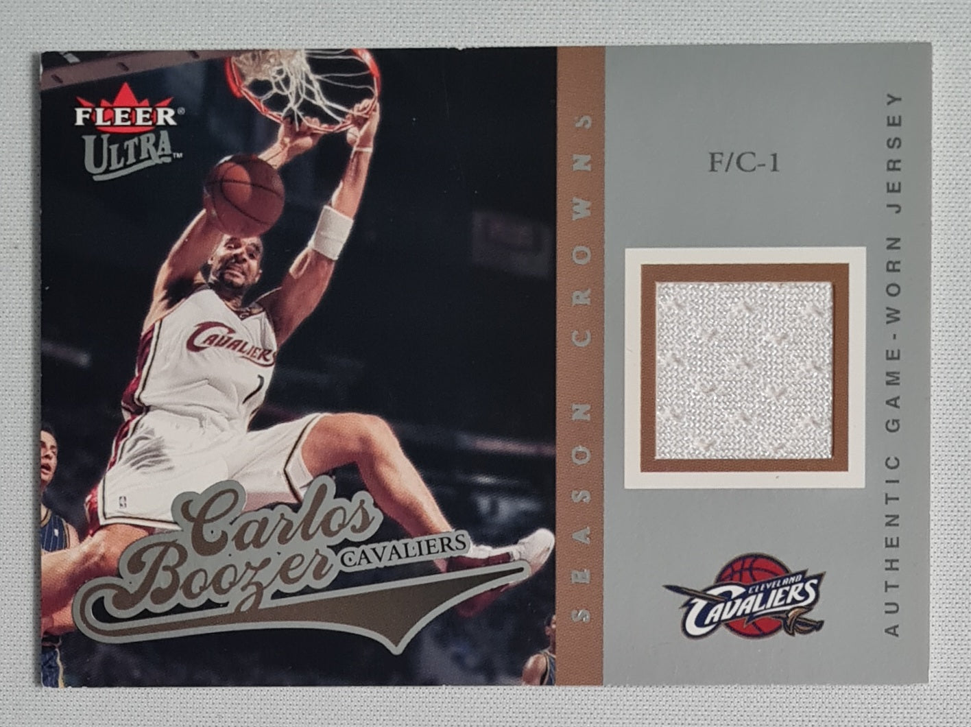 Carlos Boozer - 2004/05 Fleer Ultra Season Crowns Jersey /349 #SC-CB