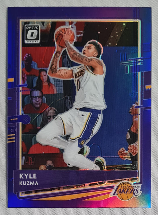 Kyle Kuzma - 2020/21 Panini Donruss Optic Basketball NBA L.A. Lakers #8 Purple