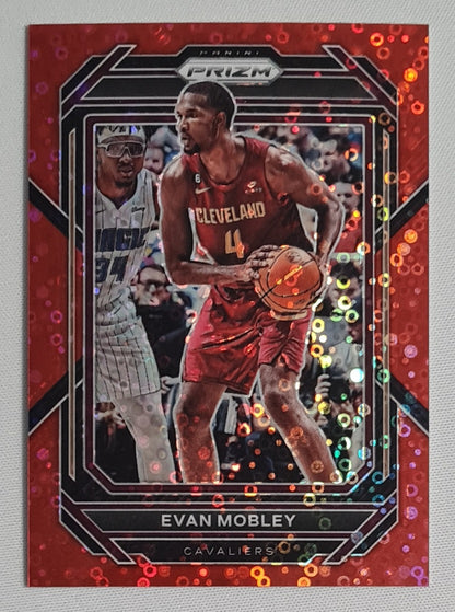 Evan Mobley - 2022/23 Panini Prizm Basketball NBA Cleveland Cavaliers #81 Red Circle Prizm/100