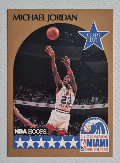 Michael Jordan - 1990 NBA Hoops - NBA Basketball All Star Weekend Miami #5