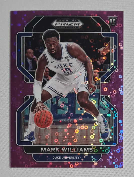 Mark Williams - 2022 Panini Draft Picks Duke University #7 Purple Circle Prizm /50