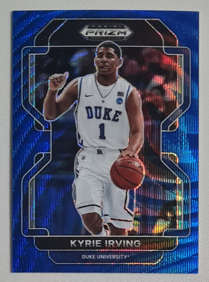 Kyrie Irving - 2022 Panini Draft Picks Duke University #61 Blue Prizm /199