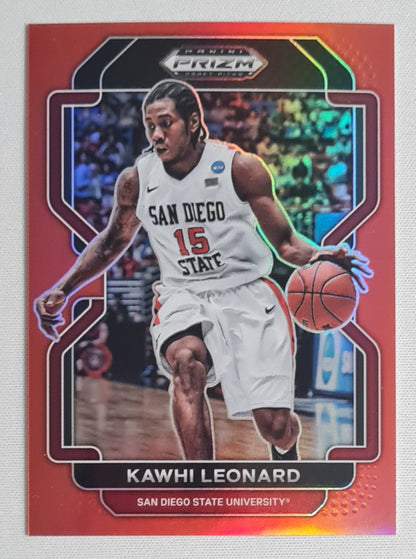 Kawhi Leonard - 2022 Panini Prizm Draft Picks Basketball San Diego University#31 Orange Prizm /299