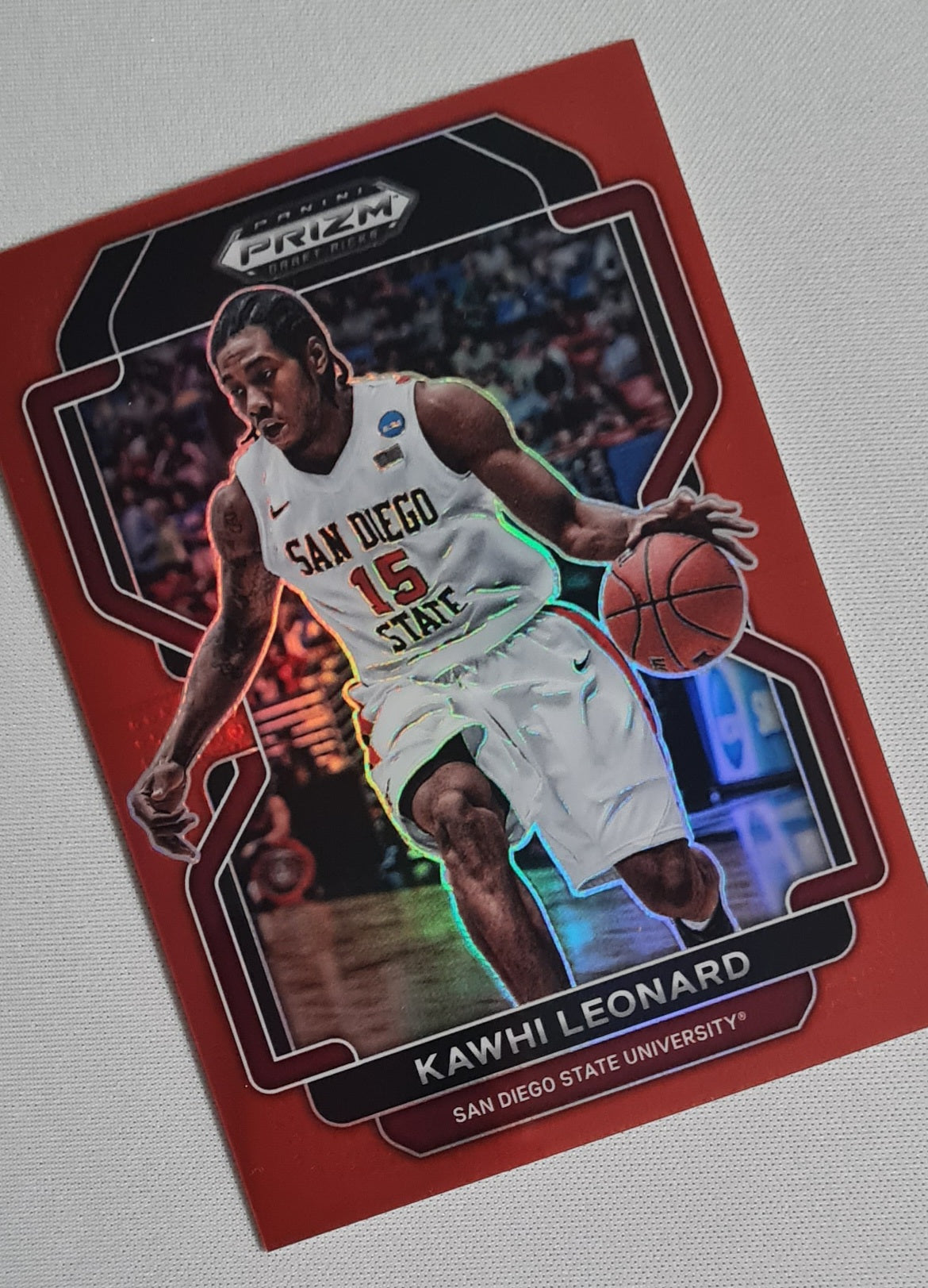Kawhi Leonard - 2022 Panini Prizm Draft Picks Basketball San Diego University#31 Orange Prizm /299