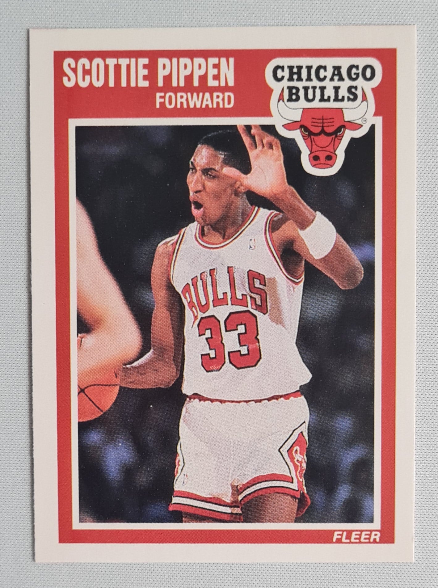 Scottie Pippen - 1989 Fleer NBA Basketball Chicago Bulls - Did you know? #23