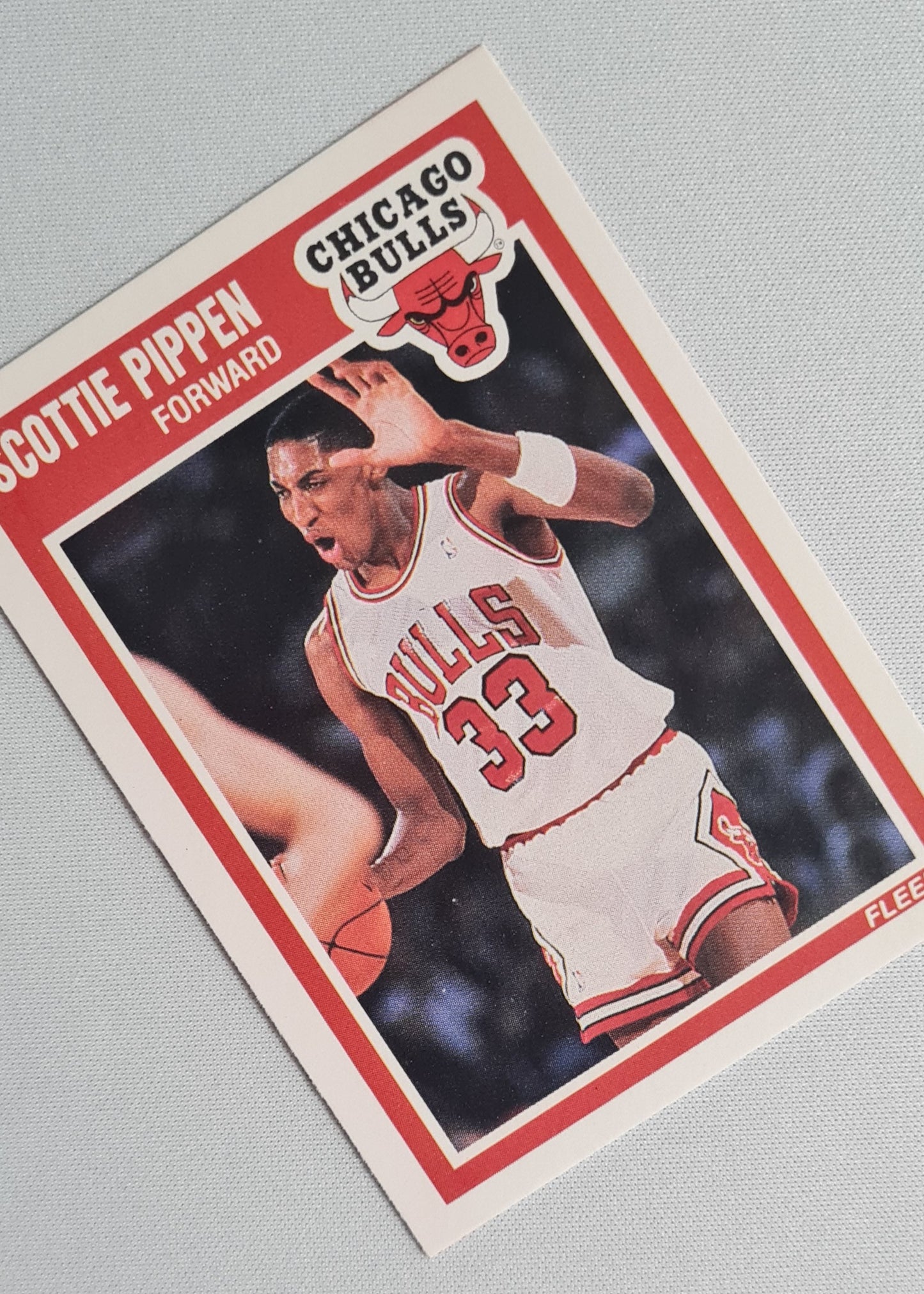 Scottie Pippen - 1989 Fleer NBA Basketball Chicago Bulls - Did you know? #23