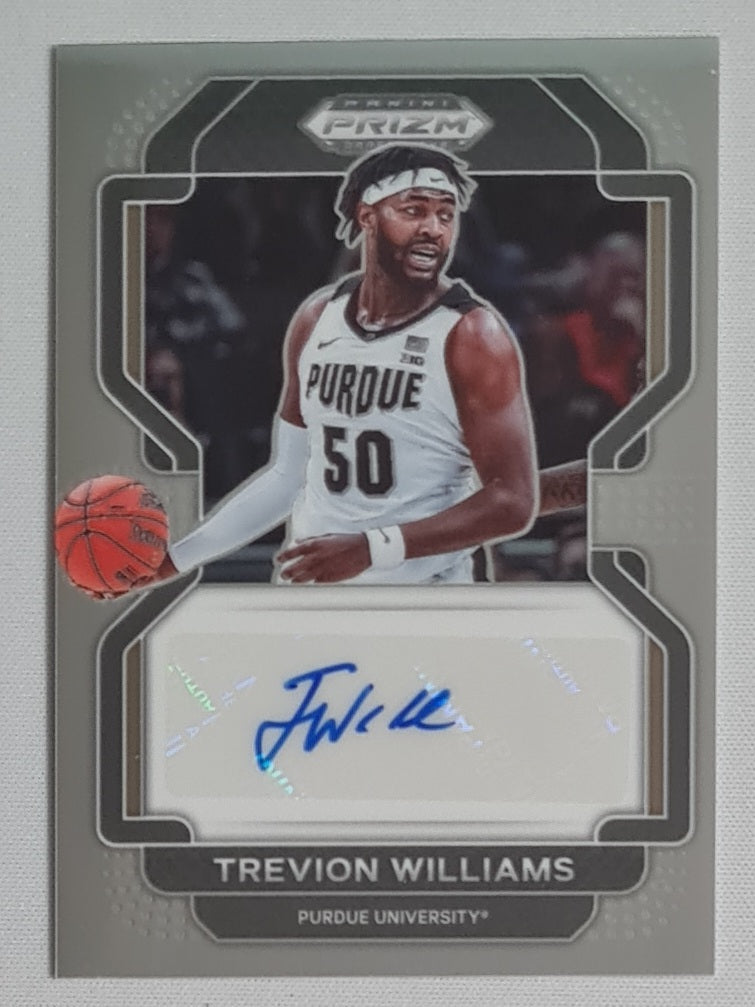 Trevion Williams - 2022 Panini Prizm Draft Picks - Purdue University #DP-TWI /Auto