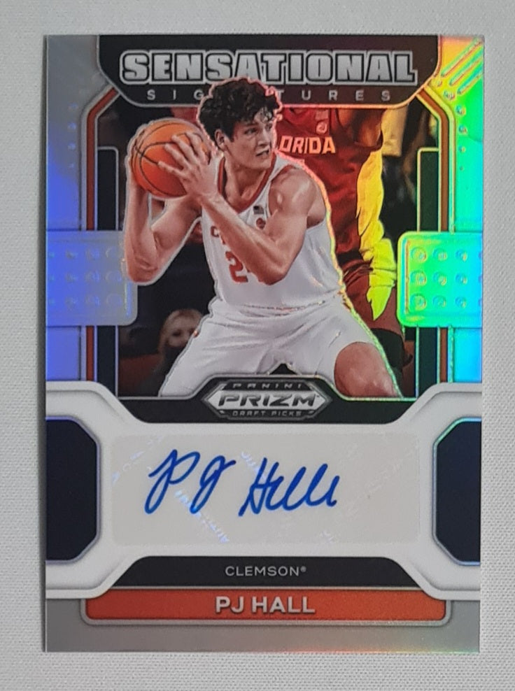 PJ Hall - 2022 Panini Prizm Draft Picks Sensational Sigantures - Clemson #SS-PJH /Auto Prizm Refractor