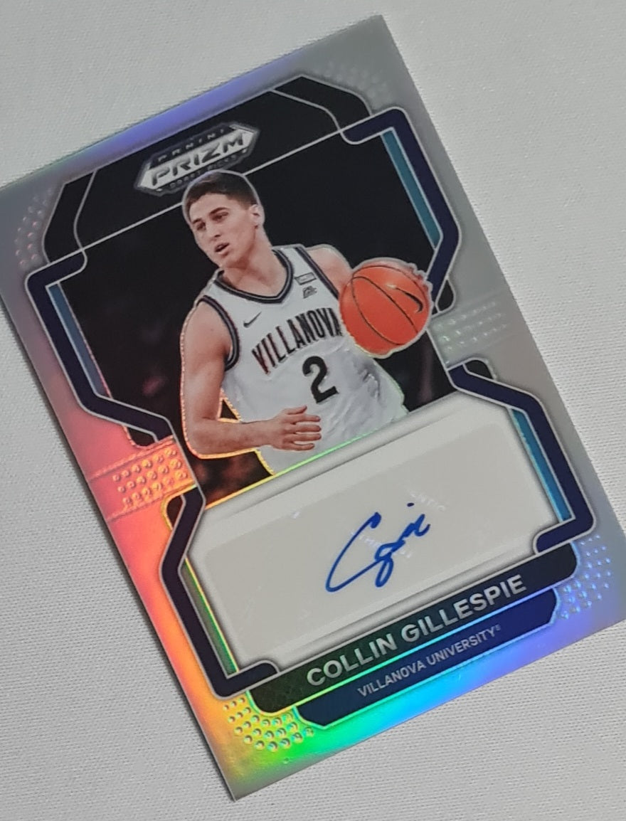 Collin Gillespie - 2022 Panini Prizm Draft Picks Villanova University #DP-COL /Auto Prizm Refractor