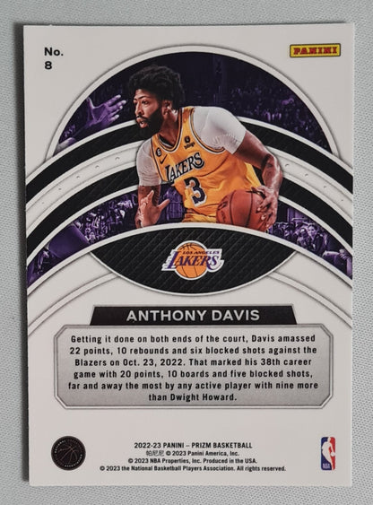 Anthony Davis - 2022/23 Panini Prizm Dominance Basketball NBA L.A. Lakers #8