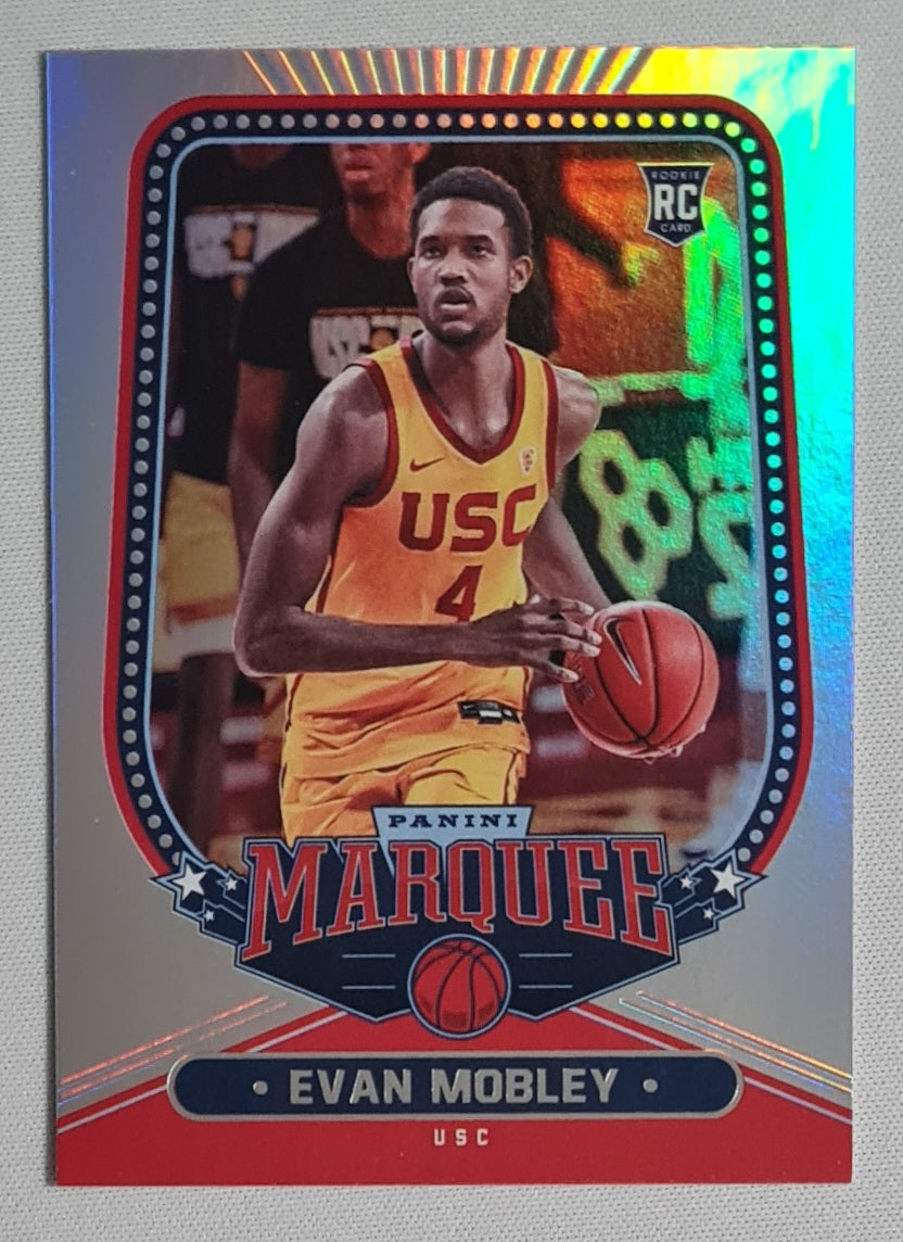 Evan Mobley - 2021 Panini Chronicles Marquee Draft Picks USC (RC) #142 Refractor