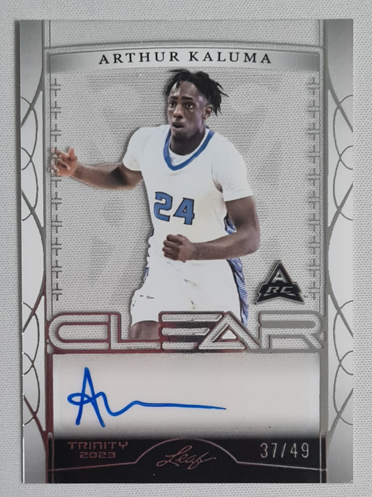 Arthur Kaluma - 2023 Leaf Clear  #CA-AK1 (RC) /49