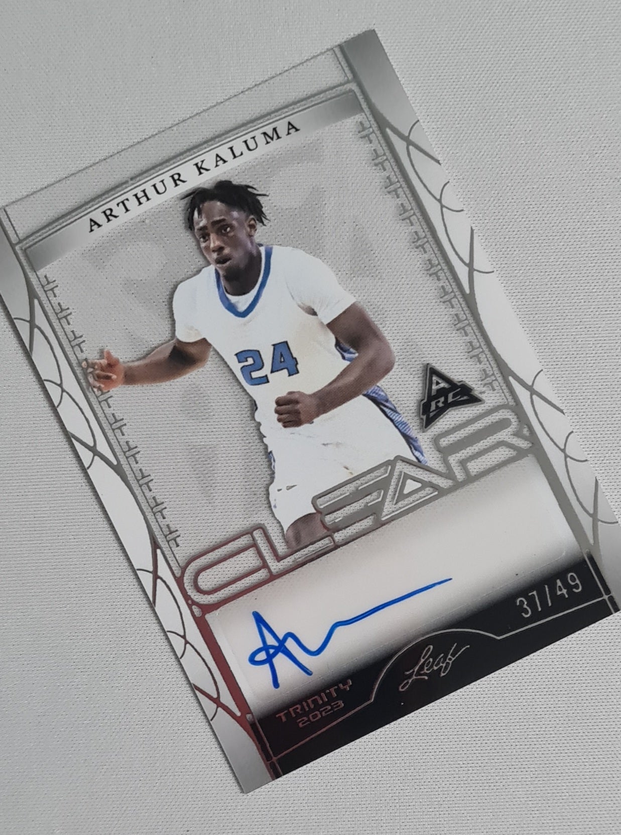 Arthur Kaluma - 2023 Leaf Clear  #CA-AK1 (RC) /49