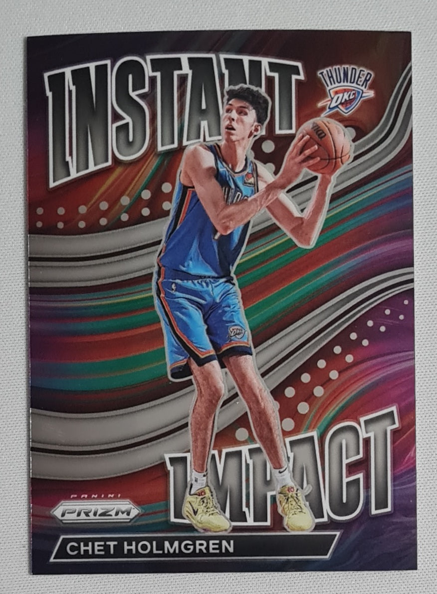 Chet Holmgren - 2022/23 Panini Prizm Basketball Instant Impact - Oklahoma City Thunder #2