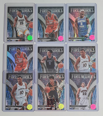Basketball Fireworks (Lot 7 Cards) - 2022 Panini Prizm Draft Picks