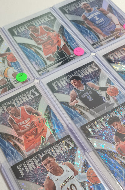 Basketball Fireworks (Lot 7 Cards) - 2022 Panini Prizm Draft Picks
