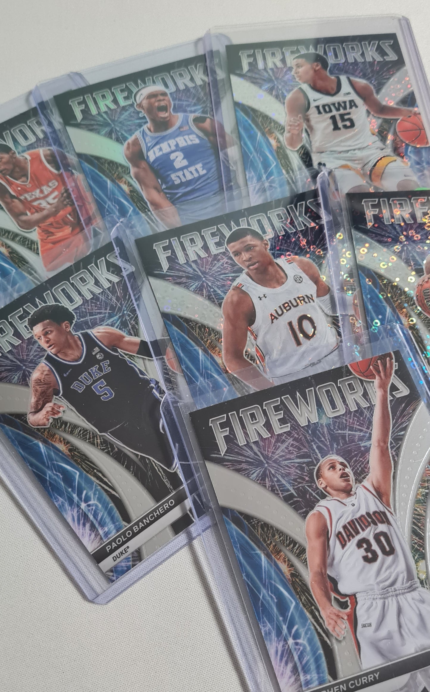 Basketball Fireworks (Lot 7 Cards) - 2022 Panini Prizm Draft Picks