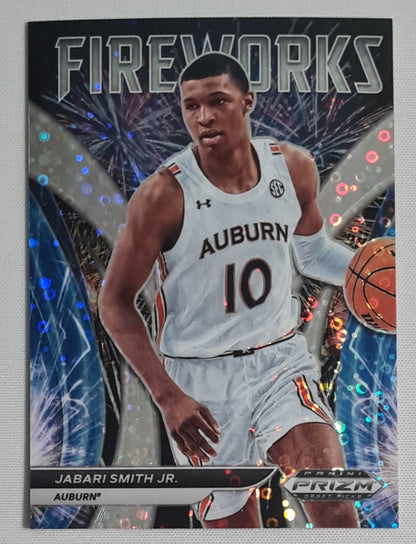 Jabari Smith Jr. - 2022 Panini Prizm Draft Picks FireWorks - Auburn #FW-JS Circle Prizm