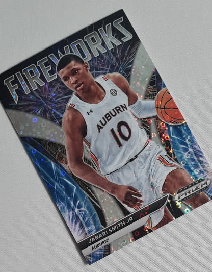 Jabari Smith Jr. - 2022 Panini Prizm Draft Picks FireWorks - Auburn #FW-JS Circle Prizm
