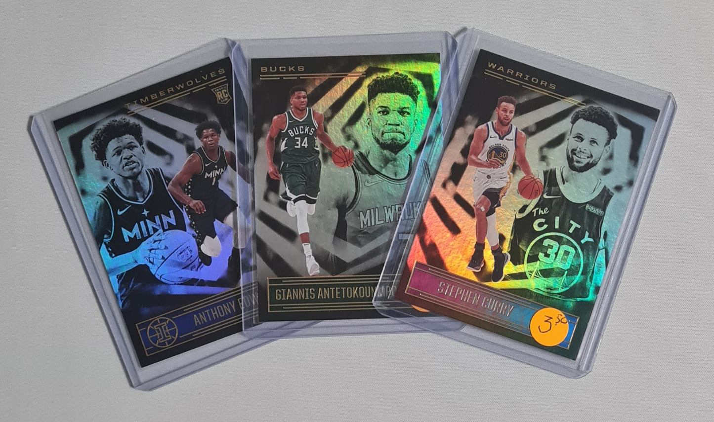 NBA Basketball (Lot 10 Cards) - 2021/22 Panini Illusions Basketball Refractors