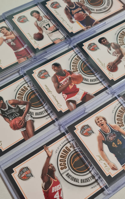 NBA Basketball (Lot 20 Cards - Full Set) - 2010 Panini Scoring Legends Basketball Hall of Fame (All Cards /199)