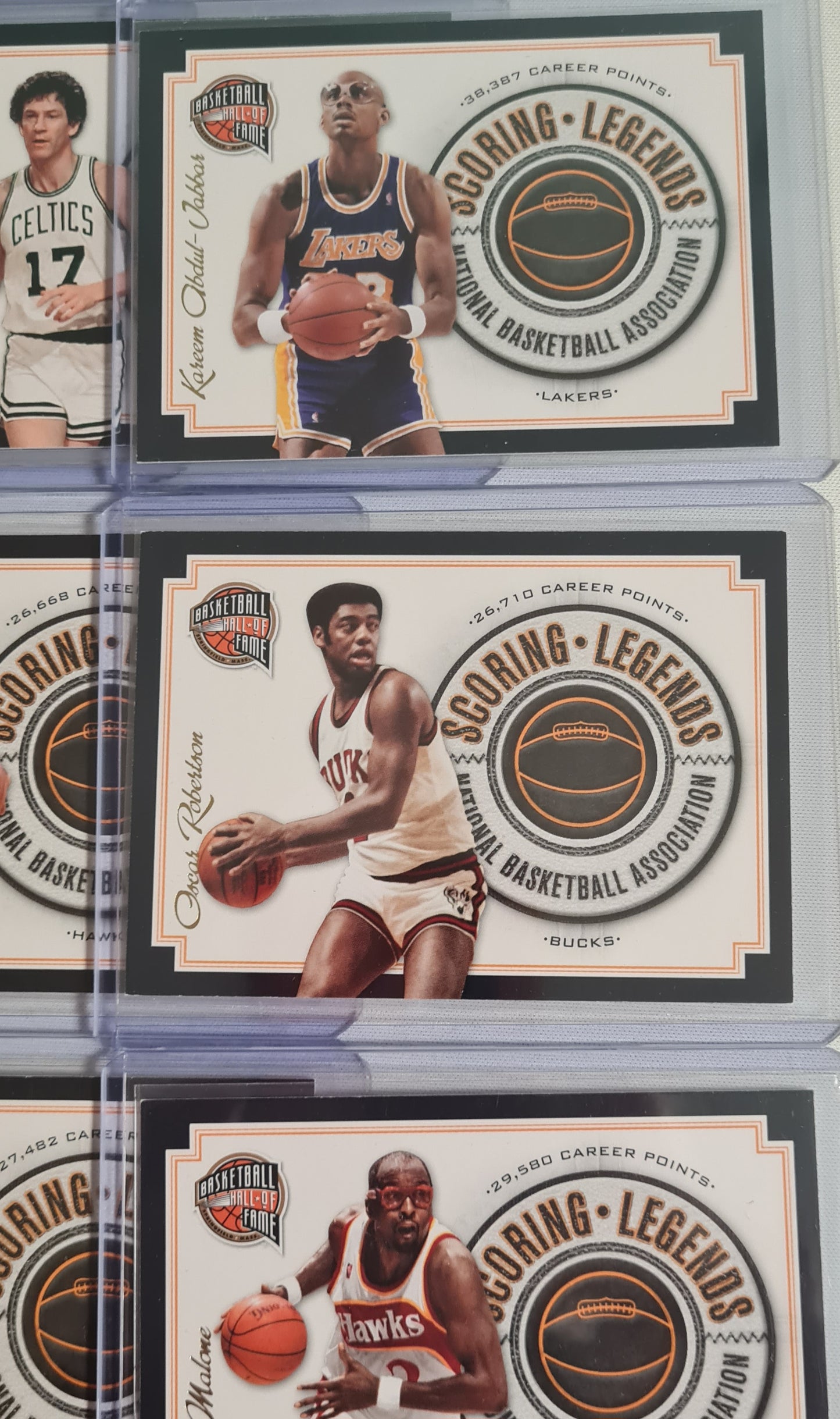 NBA Basketball (Lot 20 Cards - Full Set) - 2010 Panini Scoring Legends Basketball Hall of Fame (All Cards /199)