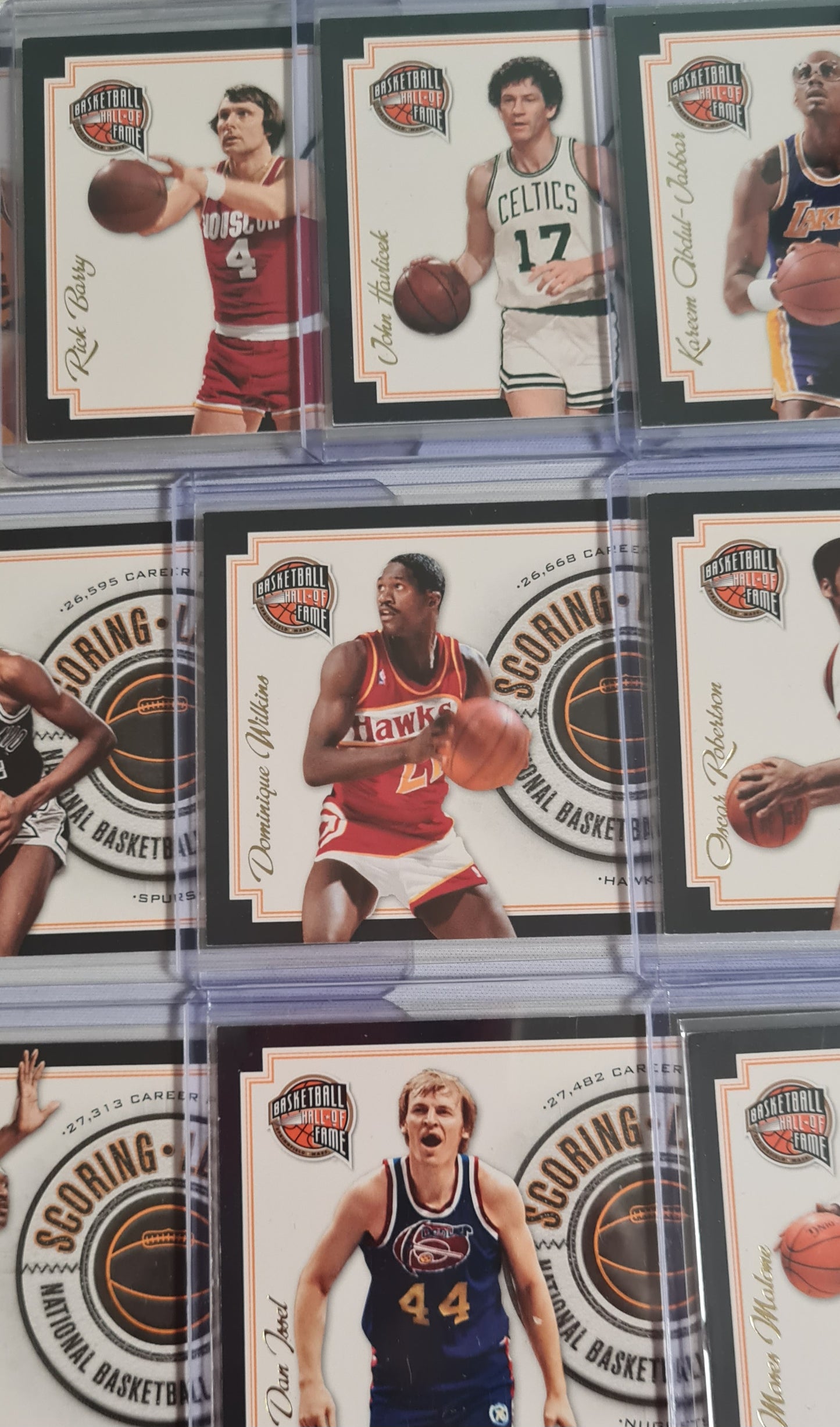 NBA Basketball (Lot 20 Cards - Full Set) - 2010 Panini Scoring Legends Basketball Hall of Fame (All Cards /199)