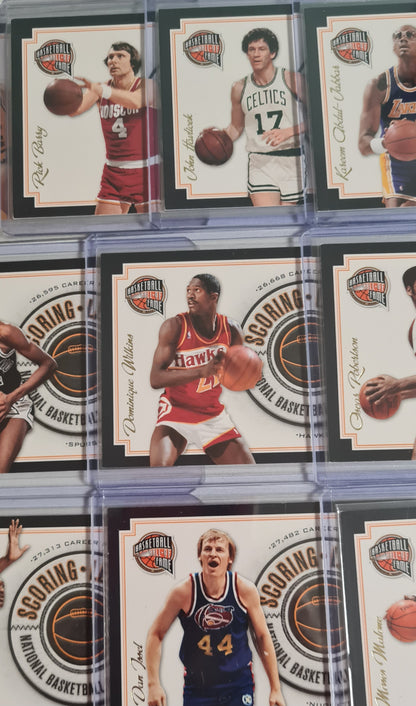 NBA Basketball (Lot 20 Cards - Full Set) - 2010 Panini Scoring Legends Basketball Hall of Fame (All Cards /199)