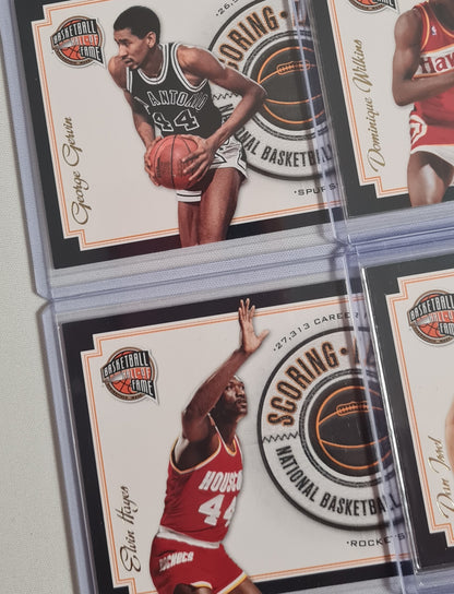 NBA Basketball (Lot 20 Cards - Full Set) - 2010 Panini Scoring Legends Basketball Hall of Fame (All Cards /199)