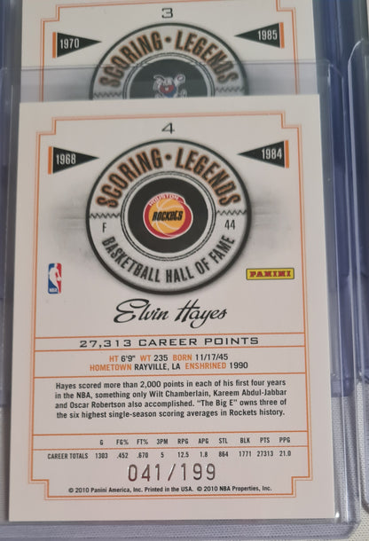 NBA Basketball (Lot 20 Cards - Full Set) - 2010 Panini Scoring Legends Basketball Hall of Fame (All Cards /199)