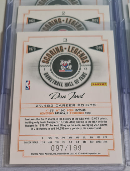 NBA Basketball (Lot 20 Cards - Full Set) - 2010 Panini Scoring Legends Basketball Hall of Fame (All Cards /199)