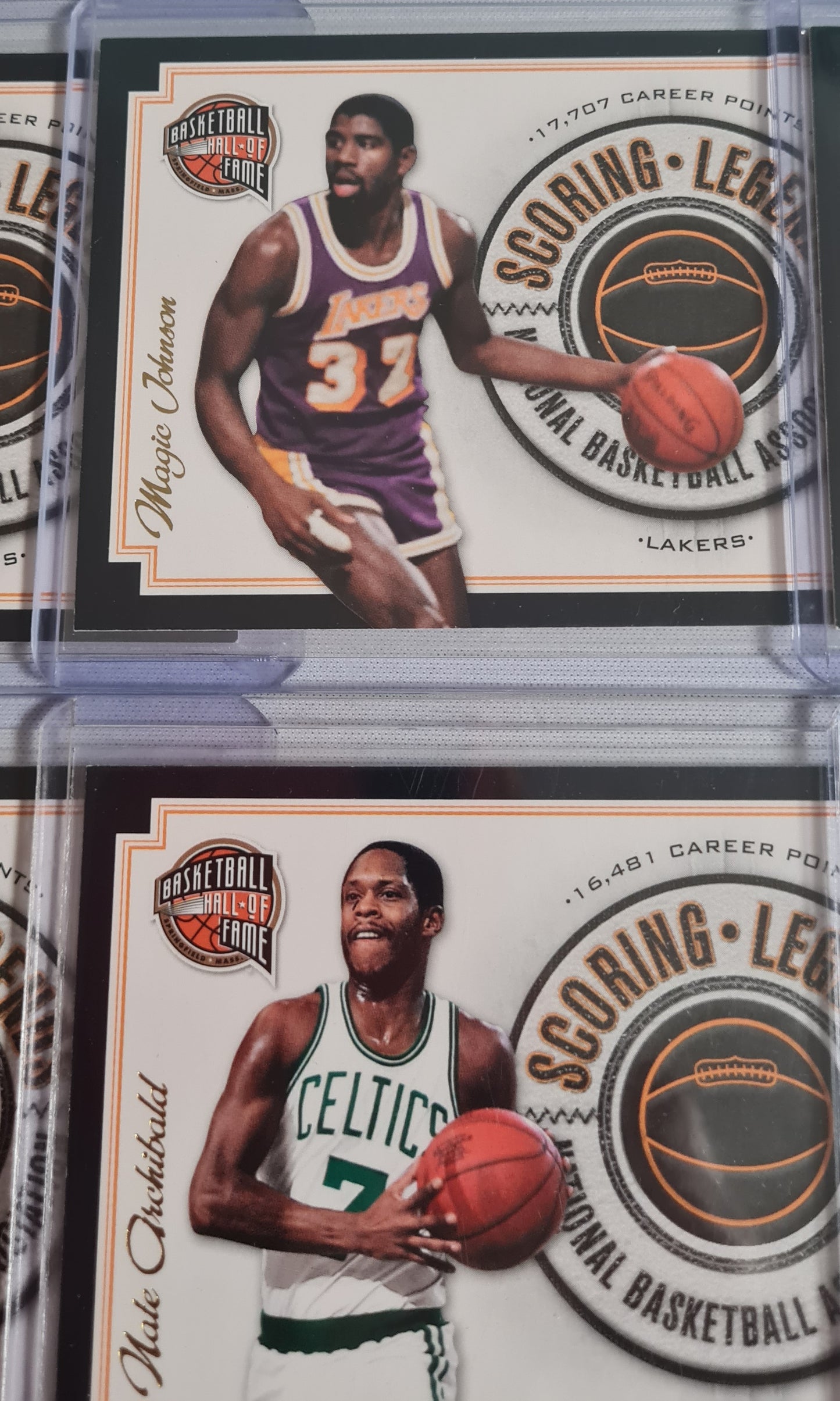 NBA Basketball (Lot 20 Cards - Full Set) - 2010 Panini Scoring Legends Basketball Hall of Fame (All Cards /199)
